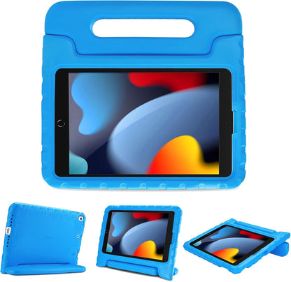 Kids Case for Ipad 9Th Generation/Ipad 8/Ipad 7, Ipad 10.2 Case 2021 2020 2019/Ipad Air 10.5/Ipad Pro 10.5 Kids Case, Shockproof Lightweight Case with Convertible Handle Stand-Blue